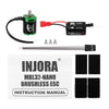 INJORA MBL32-NANO brushless ESC and motor combo with various wires and components.