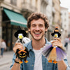 Halloween Porch Goose Costume Set with Witch Hat and Cape