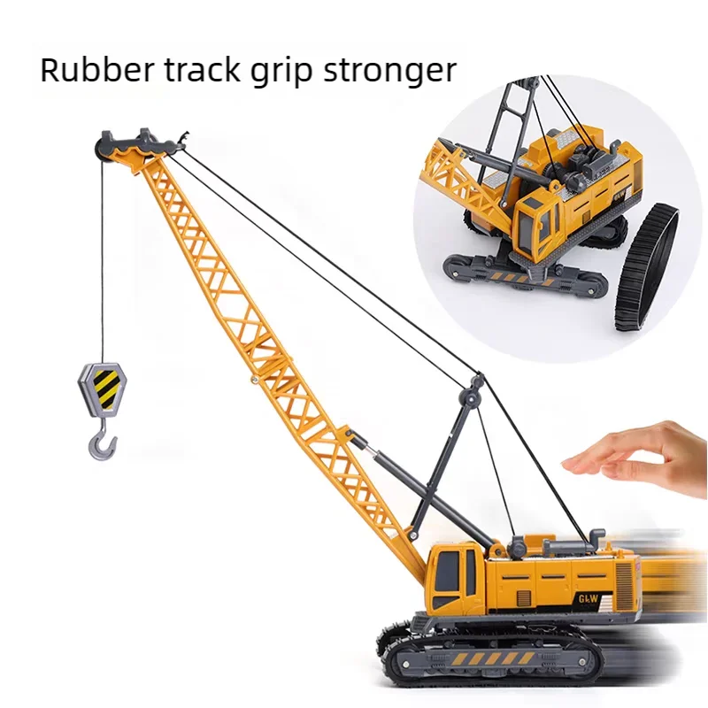 Diecast Engineering Vehicle Set for Kids - 4-Piece Construction Toy Collection