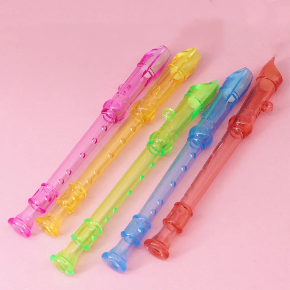 Colorful Six-Hole Recorder Flute for Kids Party Favors