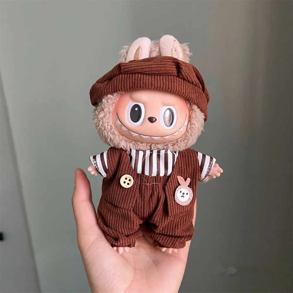 Stylish Outfit Set for 17cm Plush Dolls