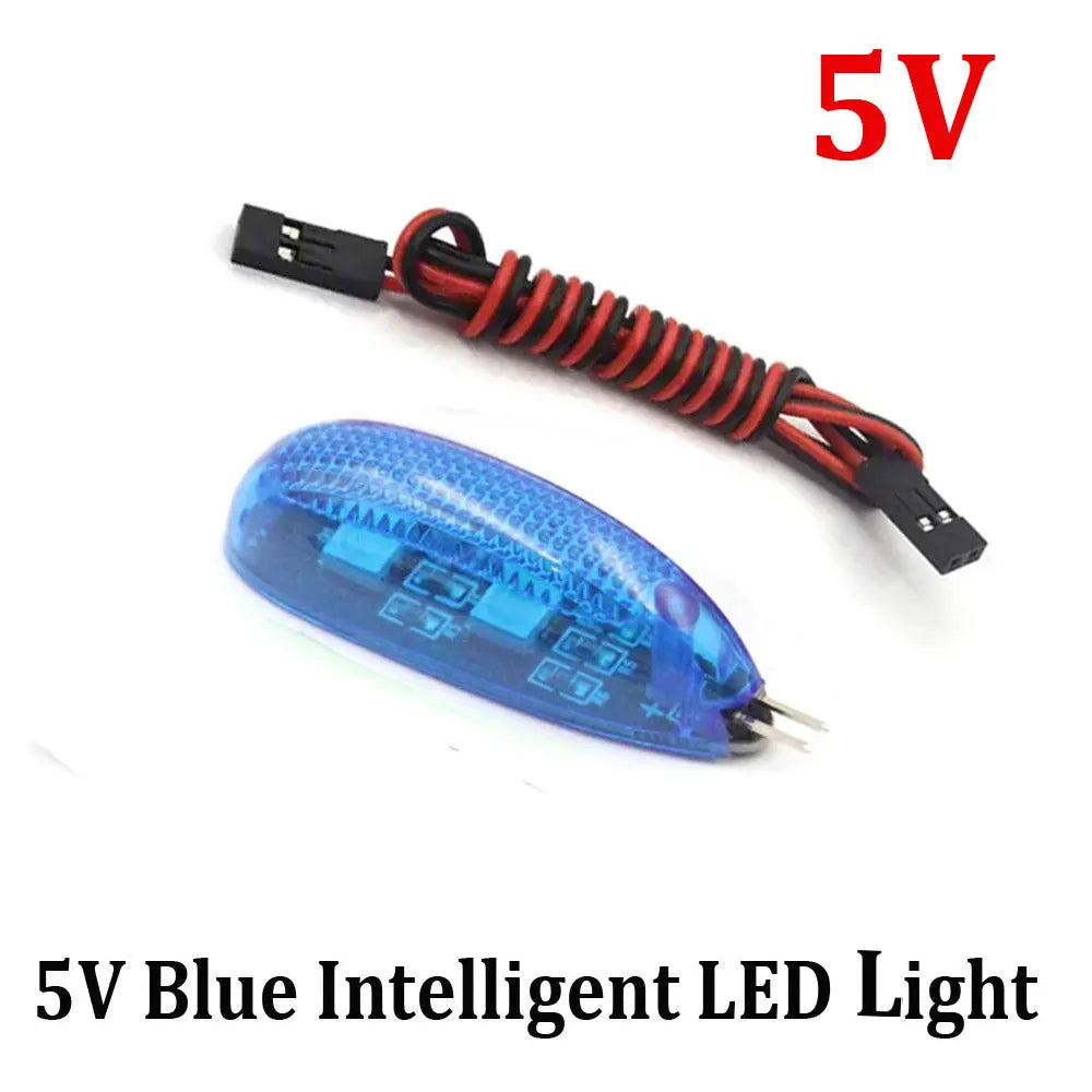 5V blaue intelligente LED-Lampe mit gewickeltem Draht und blauem Kunststoffgehäuse
