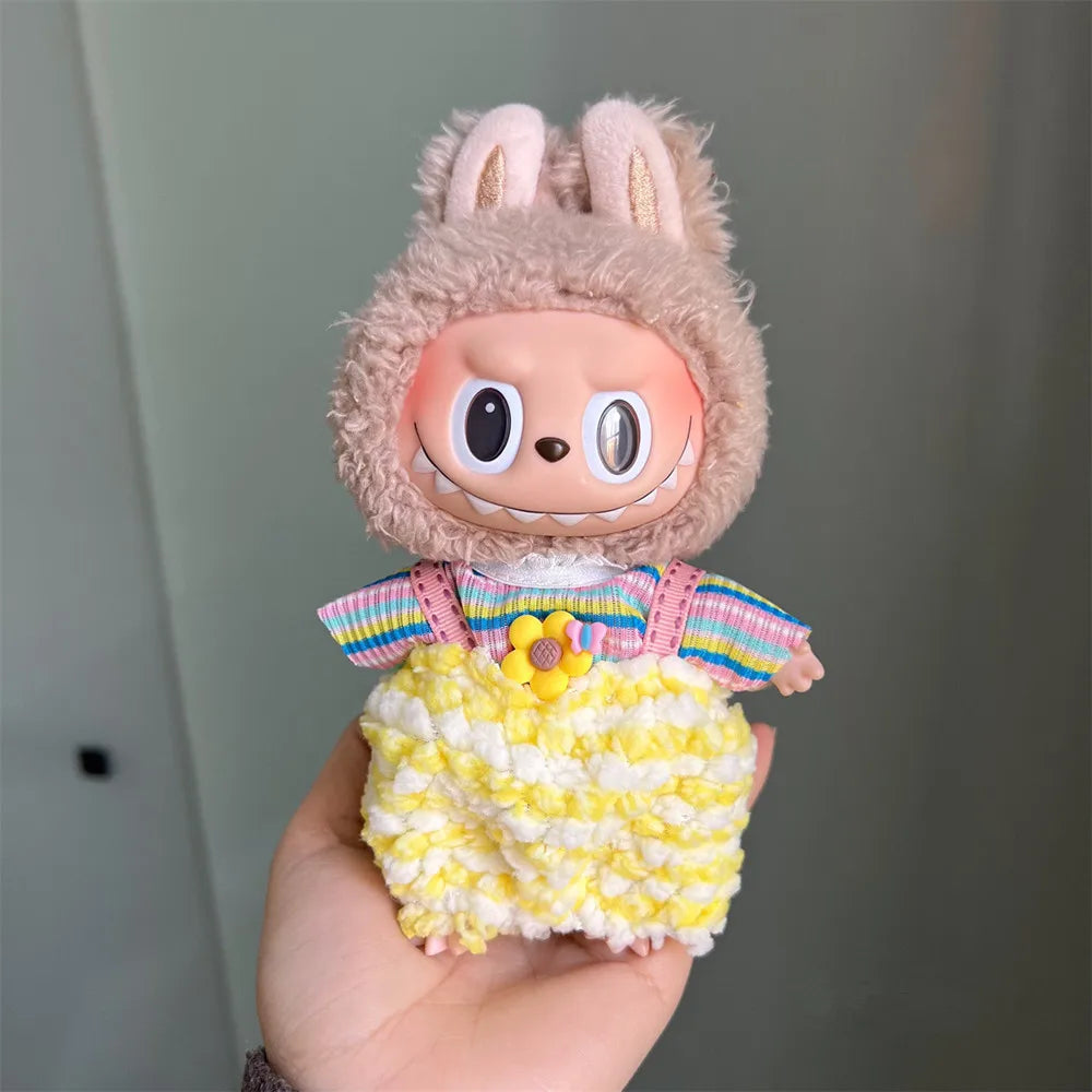 Stylish Outfit Set for 17cm Plush Dolls