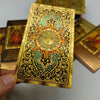 Gold Foil Waterproof Tarot Card Deck with Guidebook
