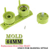 DIY Button Maker Machine Kit with Interchangeable Molds – 5 Sizes
