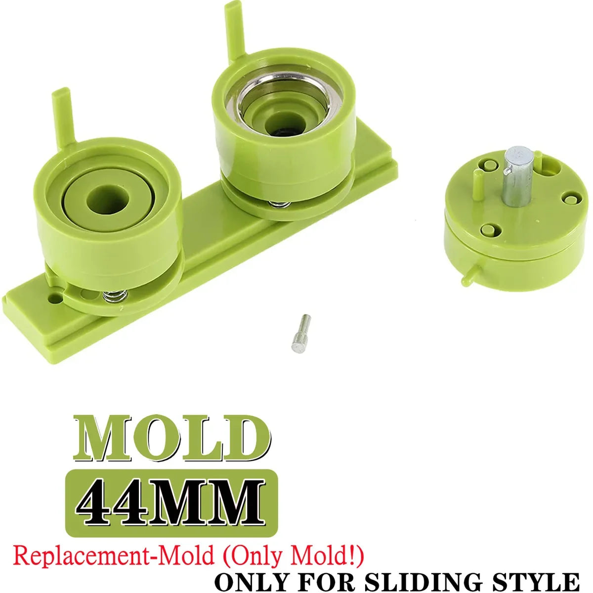 DIY Button Maker Machine Kit with Interchangeable Molds – 5 Sizes