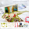 Assembled Dinosaur Series Tyrannosaurus Rex model kit with accessories and instructions