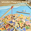 Wooden Magnetic Fishing Game for Kids
