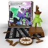 A box of the Cowboy Magnetic Hangman board game with wooden pieces and a circular game disc.