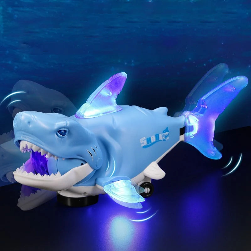 Interactive Electric Shark Toy with Music and Lights