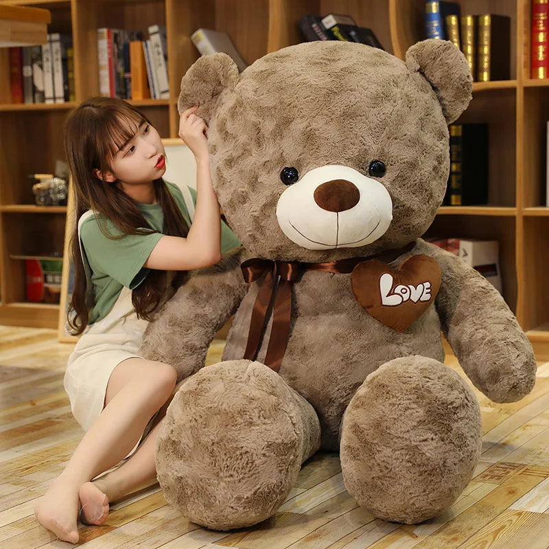 Soft Plush Teddy Bear with Heart Design