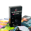 A black box containing a 60-card deck of Mystical Moon Oracle divination cards.