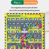 Magnetic Alphabet Maze Wooden Letter Puzzle – Parking Lot Theme
