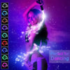 LED Fiber Optic Dance Whip with 7 Colors & 5 Modes
