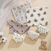Soft and Absorbent Gauze Baby Burp Cloths (3-Pack)