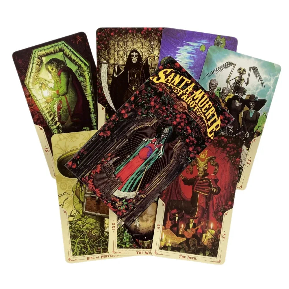 Santa Muerte Tarot Card Deck for Divination and Reflection