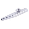 Silver Aluminum Kazoo with Vibrating Membrane