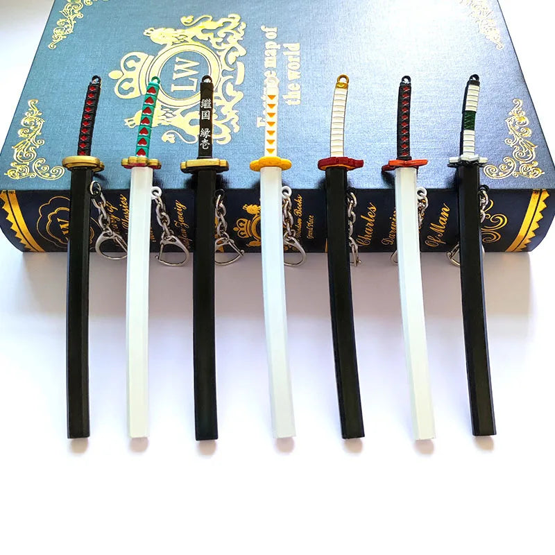 Metal Demon Slayer Katana Replica – Tanjiro Inspired Mini Samurai Sword