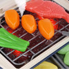 Kids Pretend Play BBQ Grill Set with Light & Sound
