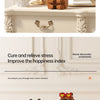 A set of wooden building blocks shaped like cute bears and a green crocodile, used for DIY models.