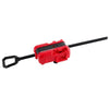 Red metal spinning top with precision balance and black string for launching