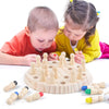 Wooden Color Memory Chess Game for Kids