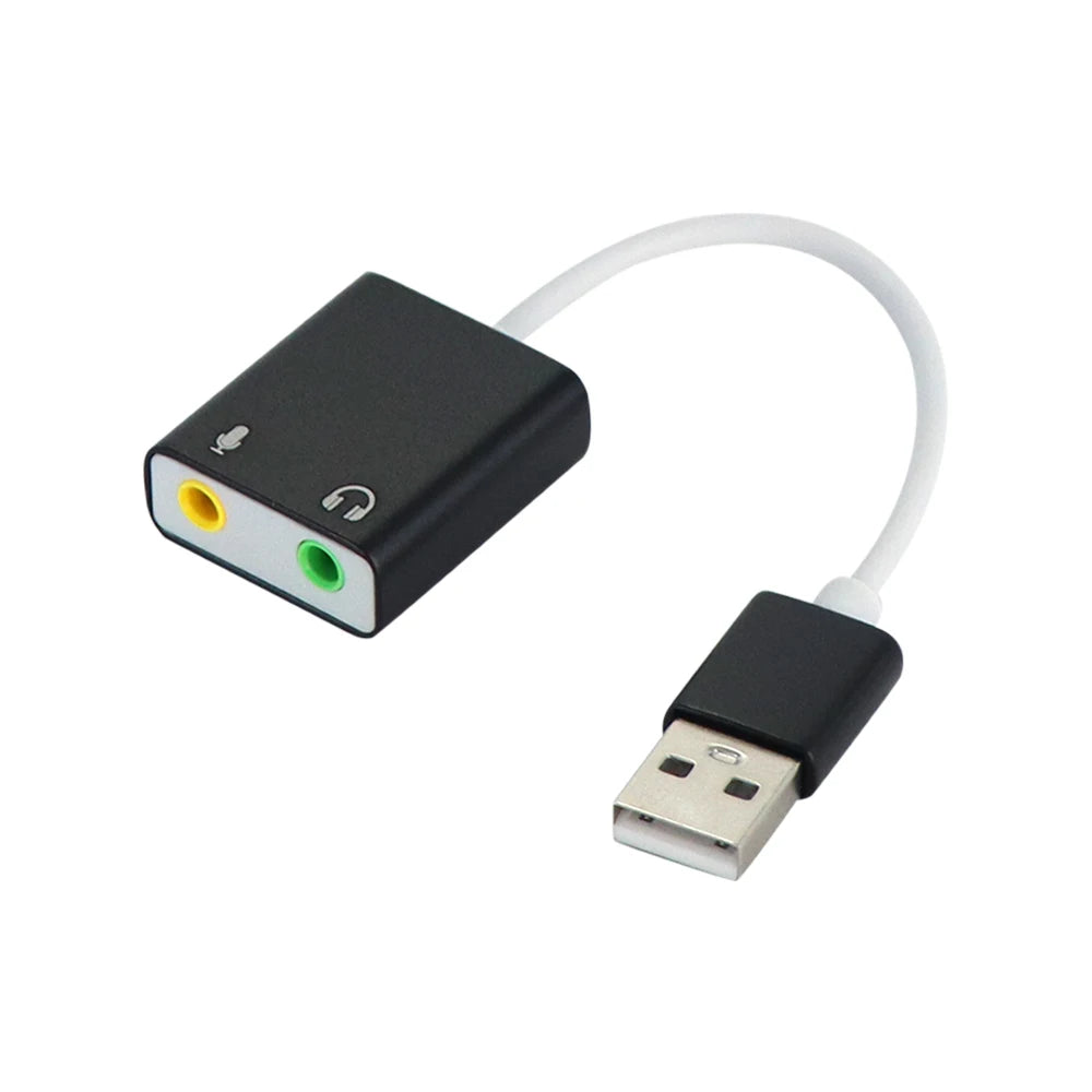USB-C to 3.5mm Audio Adapter with Stereo Sound Card