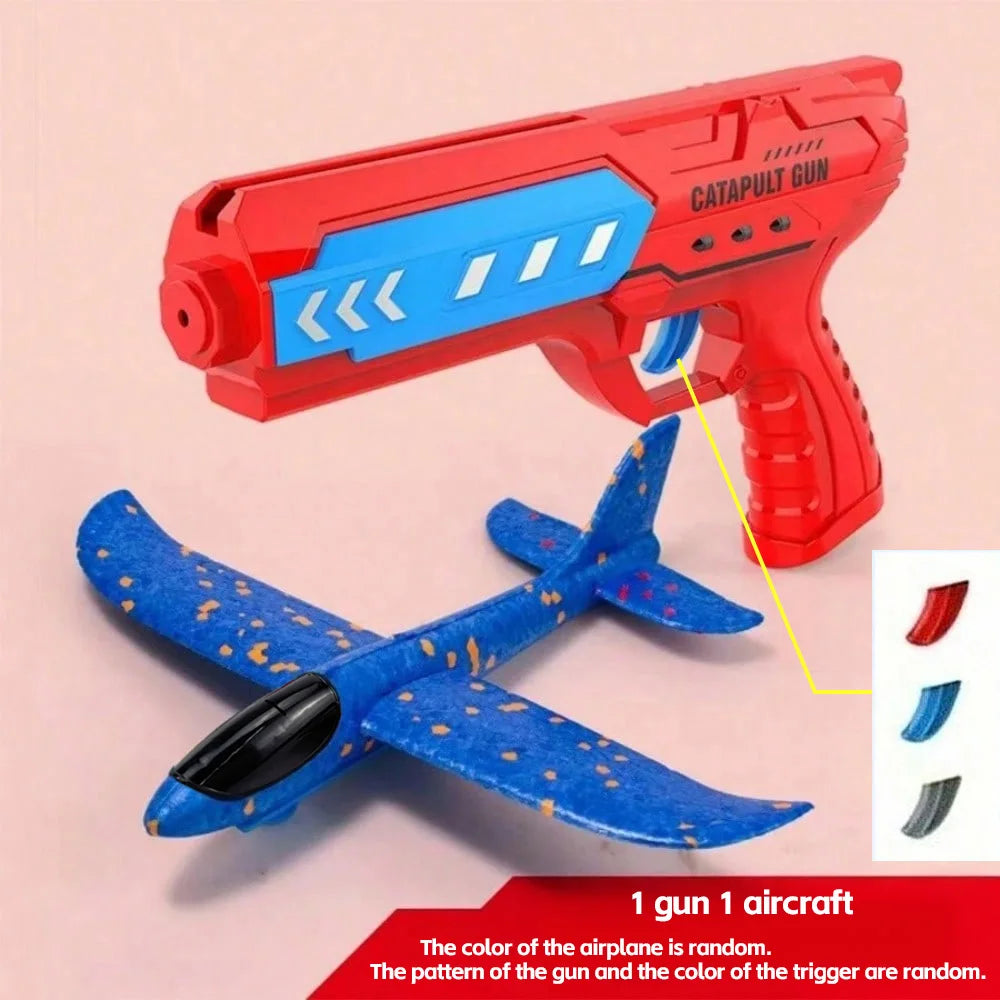 Kids' Foam Catapult Glider Planes – Outdoor Flying Toy Set