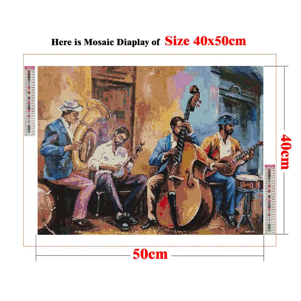 Modern Jazz Musician Diamond Painting Kit