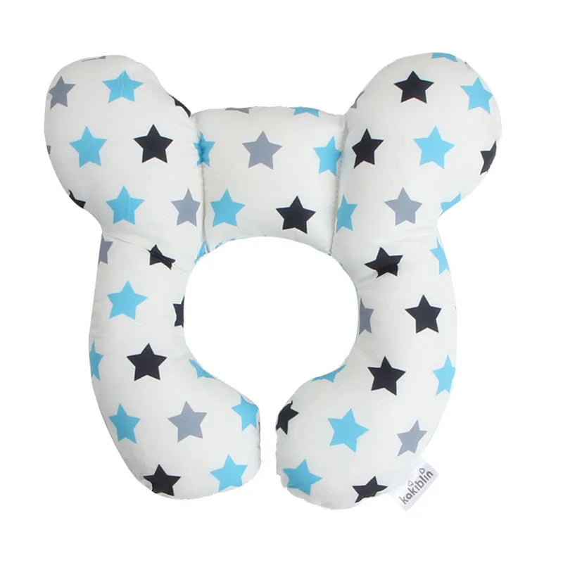 Soft U-Shaped Baby Head and Neck Support Pillow for Car Seat Travel