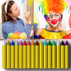 Non-Toxic Face Paint Crayons Set - Safe Face & Body Art for Halloween, Cosplay & Festivals