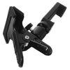 Black 360° rotating guitar phone mount for live streaming and recording