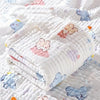 4-Layer Cotton Gauze Baby Swaddle & Bath Towel