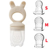 Silicone fruit food feeder and cooling mold set in various sizes S M L