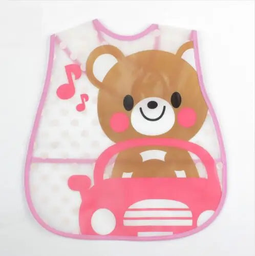 Baby Feeding Bib with Catch Pocket