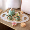 Wooden Pretend Play Tea Set for Kids
