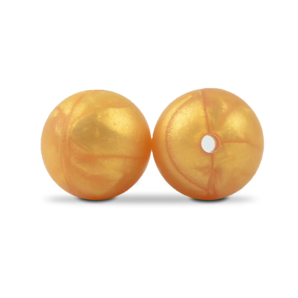 Food-Grade Silicone Beads for Jewelry Making (50-Pack)