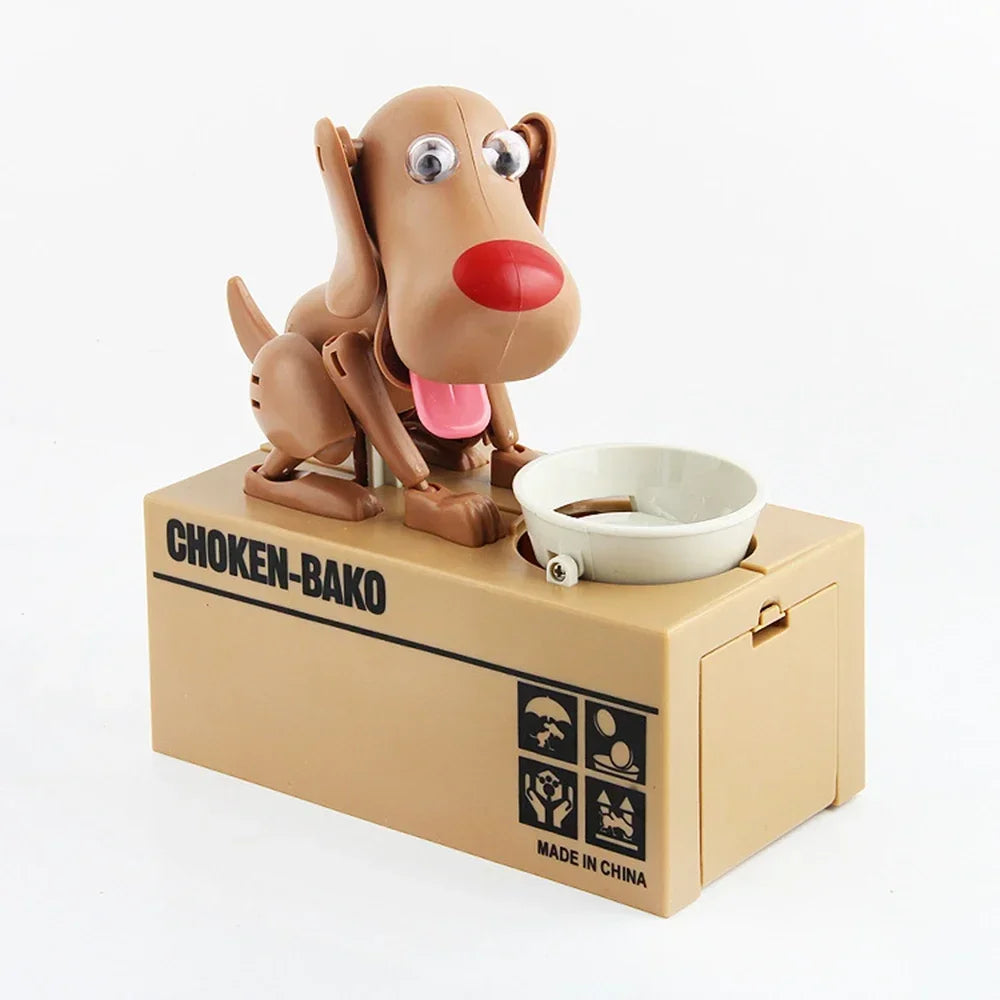 Interactive Robot Dog Piggy Bank for Kids