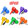 Six pieces of colorful plastic stepping stones for kids sensory and motor skills development