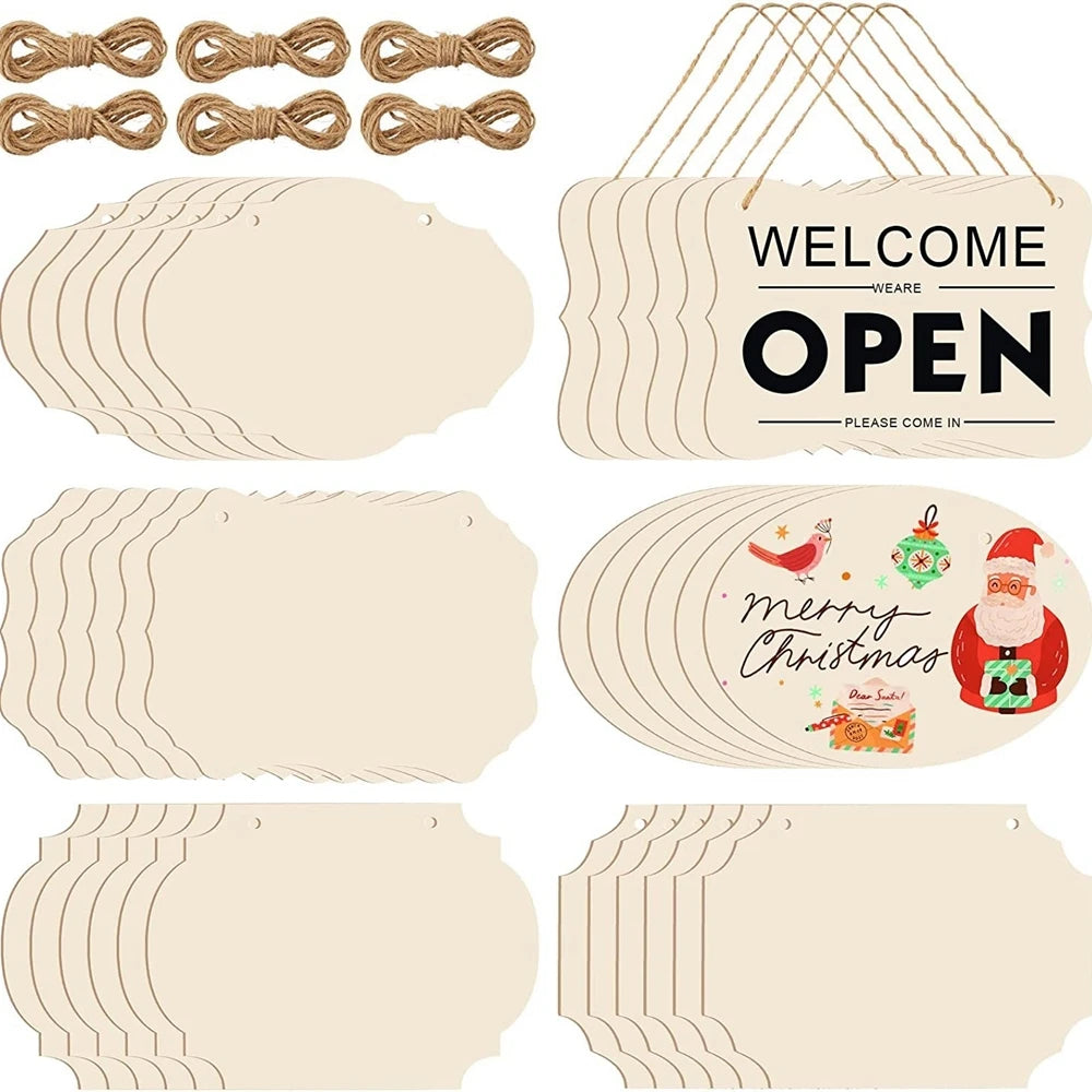 DIY Wooden Hanging Ornament Craft Kit (Set of 3)
