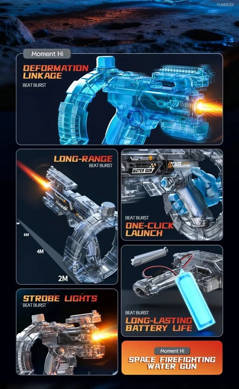 Automatic Electric Water Gun with LED Lights