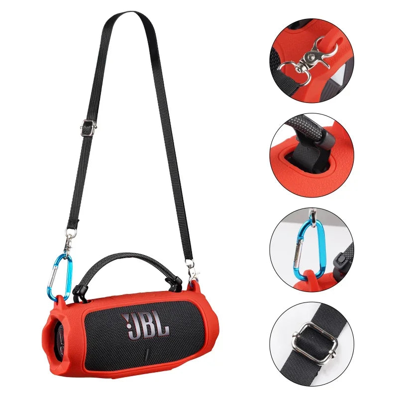 Protective Silicone & EVA Hard Case Set for JBL Charge 6
