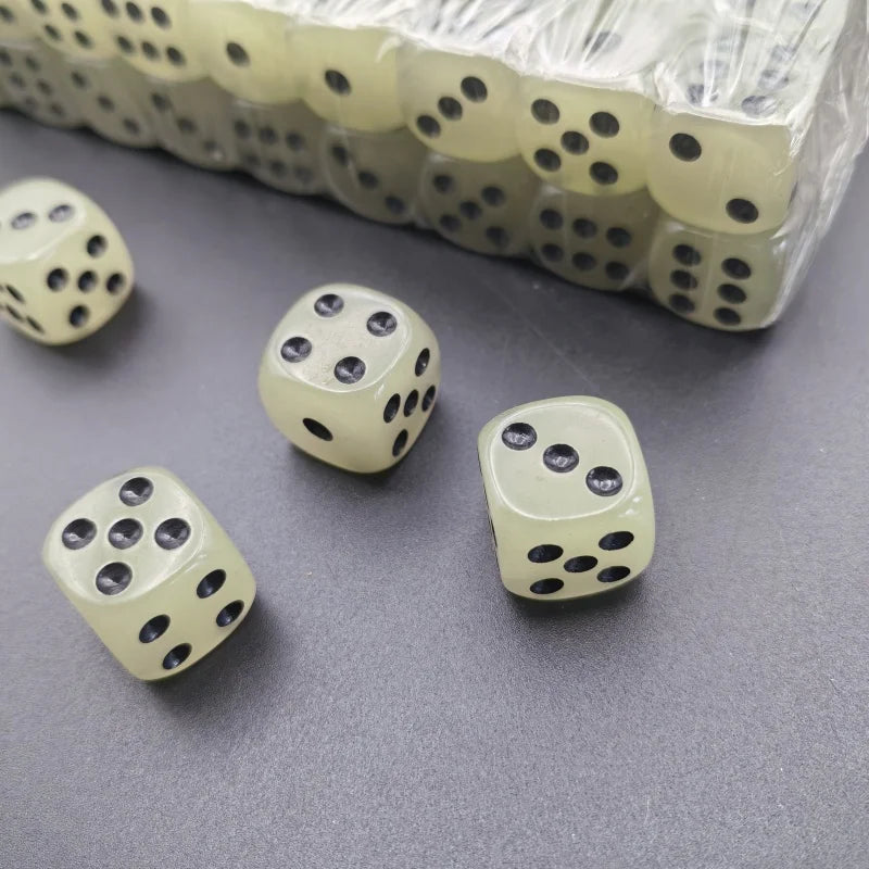 Glow-in-the-Dark Dice Set of 10