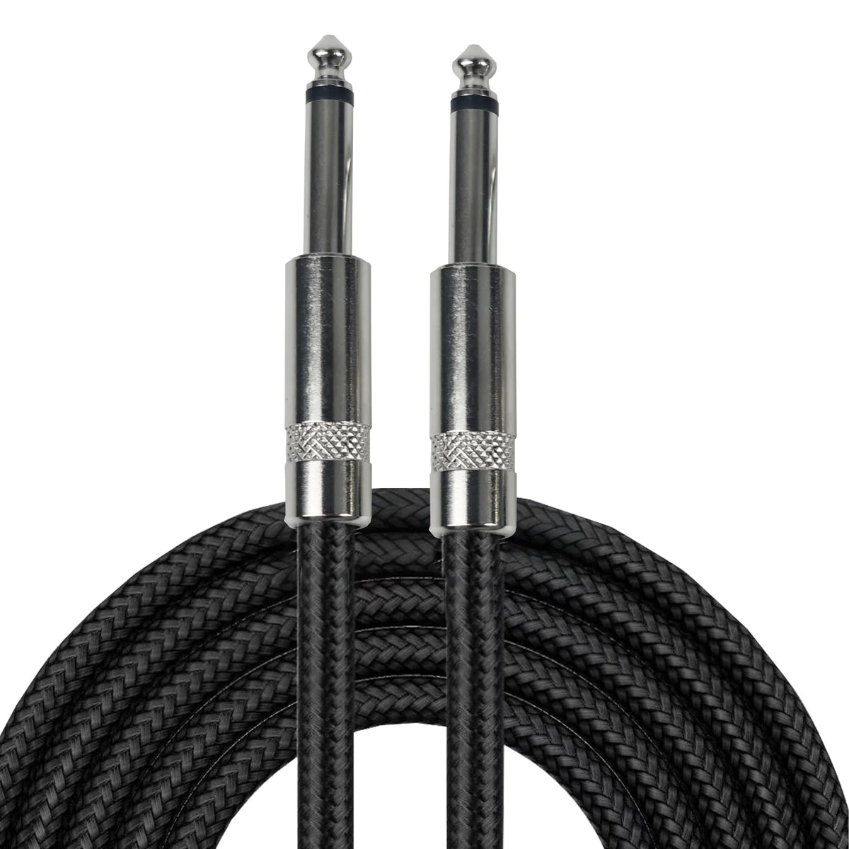Braided Guitar Cable with 90° Plug – Noise Reduction for Clear Sound