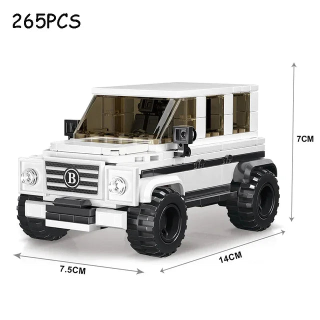 Supercar Model Building Block Kit