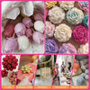 6-Piece Silicone Flower Candle Mold Set