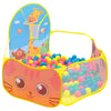 Kids Indoor Play Tent with Ball Pit and Basketball Hoop