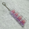 LED Crystal Keyboard Keychain Fidget Toy