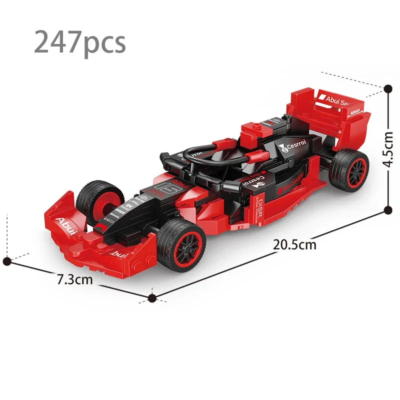 Supercar Model Building Block Kit