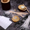 Waxed Cotton Candle Wicks & Holders (100-Piece Assortment)